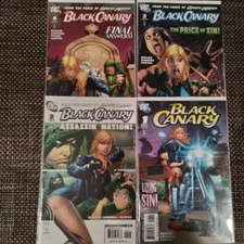 DC - "BLACK CANARY" 4pc Complete Set. 2007 See Description.  UNREAD 