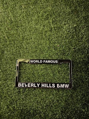 World Famous BMW of Beverly Hills Dealer License Plate Frame | eBay