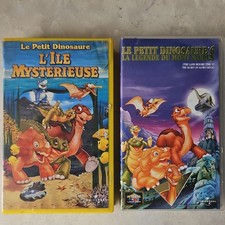 Universal Lot 2 VHS Le Petit Dinosaure 5/6 Île mystérieuse + Mont Saurus