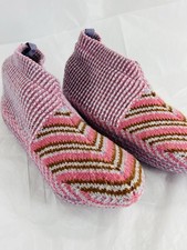 Bombas Gripper Slippers House Shoes Socks Size L