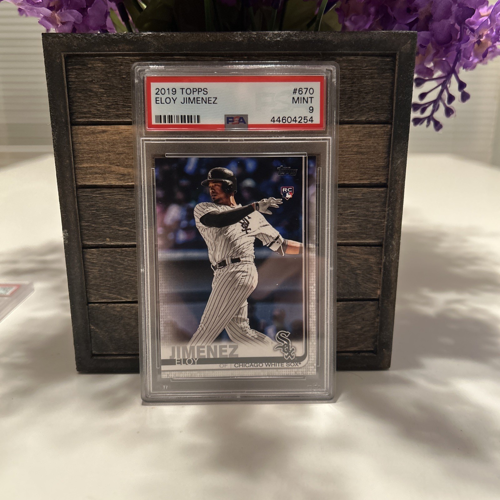 2019 TOPPS ELOY JIMENEZ RC #670 PSA 9 MINT WHITE SOX