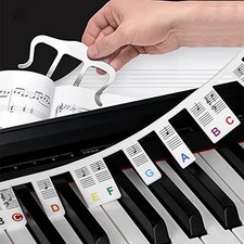 Removable Piano Keyboard Note Labels, 88 Keys for Beginners Note Guides, Made