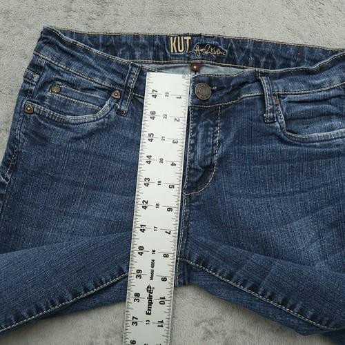 KUT from the Kloth Jeans Women's Size 6 Low-Rise Straight Denim 28.5" Inseam - Picture 8 of 17