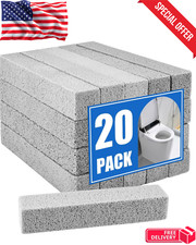 20Pack Pumice Stone for Toilet Cleaning Bowl Stick,Powerfully Cleans Hard Water