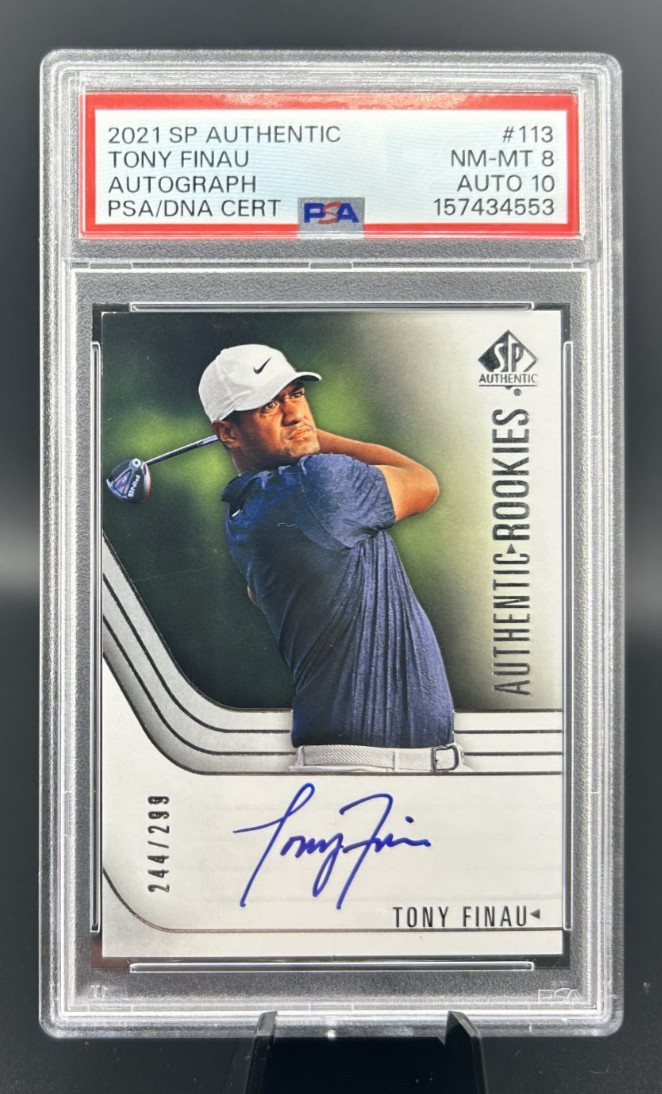 2021 SP Authentic Signatures TONY FINAU Rookie RC /299 Auto PSA 8 / 10