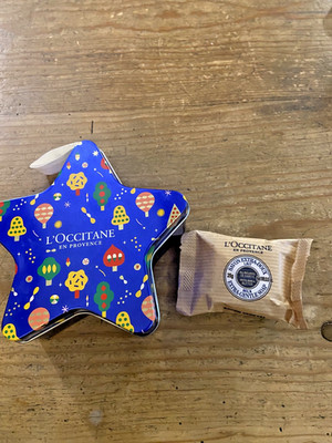 L'Occitane en Provence Shea Butter Christmas Blue Ornament NEXT DAY SHIP