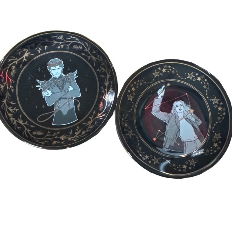 Set of 2 fairyloot  4" trinket dishes