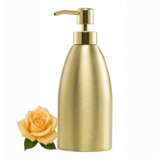 16oz Stainless Steel Soap Dispenser Rust-proof Liquid Soap Pump Bottle