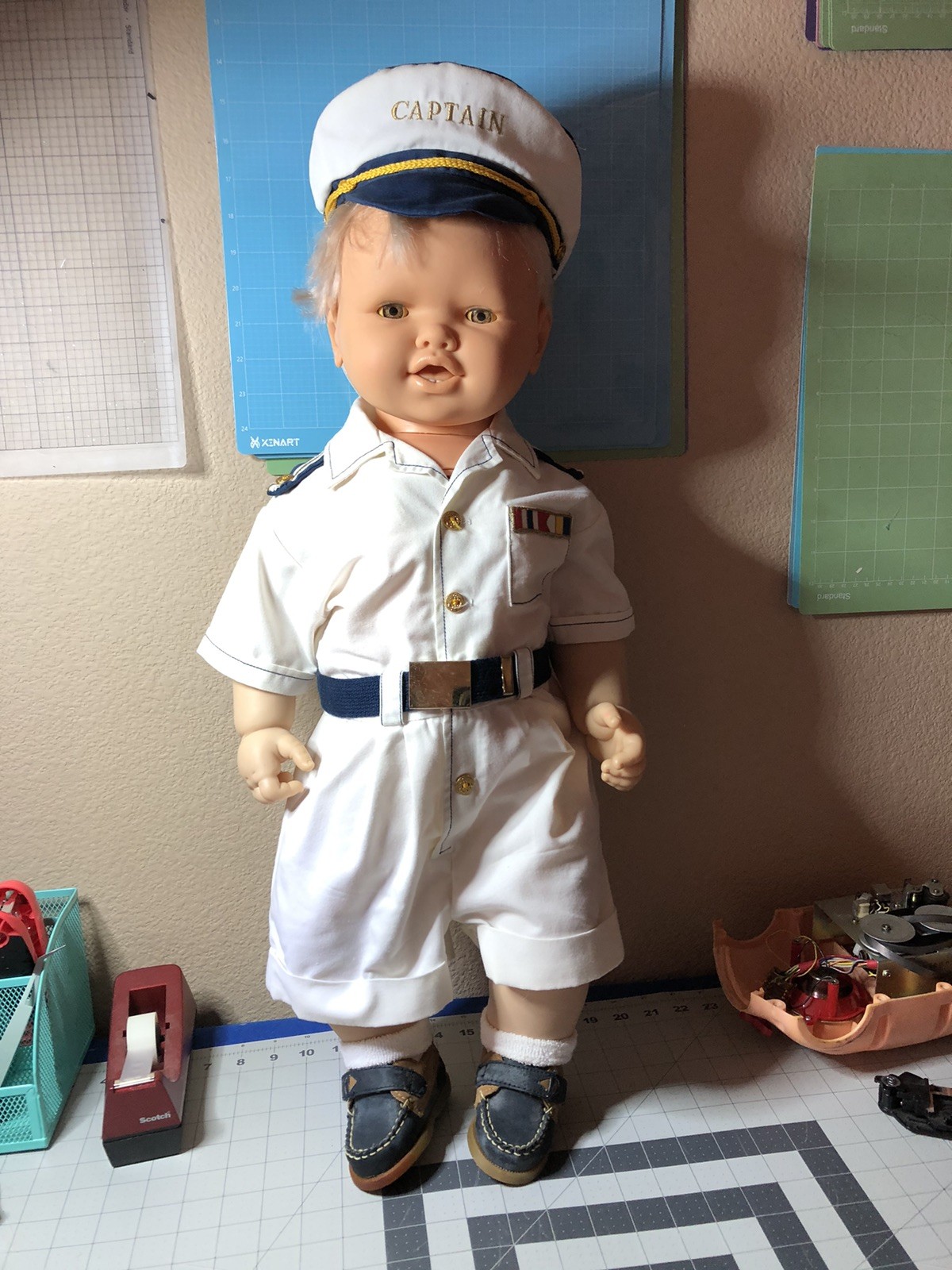 Cuchi Cuchi Vtg large lifesize B.B. Spain baby toddler boy d