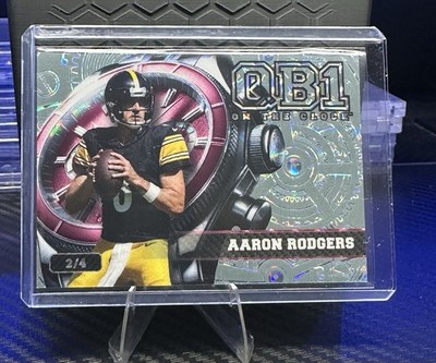 Wild Card 2026 On The Clock QB1 Aaron Rodgers OCW-PT-AR Packers NFL 2/4