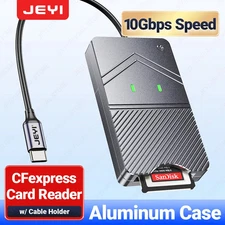 JEYI Aluminum CFexpress Card Reader, USB 3.2 Gen2 10Gbps CFE Type B Reader