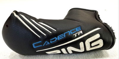 Ping Cadence TR Blade Putter Cover Black/White/Blue, Hook/Loop Closure