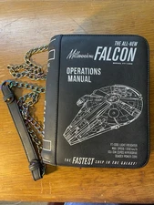 BioWorld Star Wars Millenium Falcon Operations Manual Crossbody Shouldered Bag