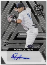 2024 Leaf Press Pass - Base Auto XRC Silver /199 Roderick Arias Yankees #BA-RA2
