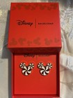 Disney Baublebar Mickey Mouse Candy Cane Earrings Peppermint Swirl Studs New — photo 2