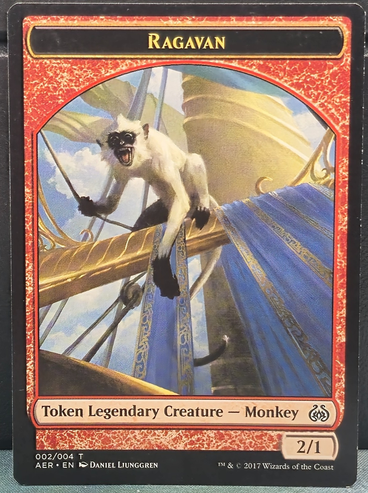 Ragavan Token 002/004 Aether Revolt Card Game Near Mint Creature 2/2 TCG MTG