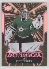 2020-21 Upper Deck Fluorescence Magenta 4/5 Jake Oettinger #F-40 dk8