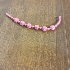 My Little Pony G1 - Pink Baby Necklace Baby Blossom, Glory  More Free Ship