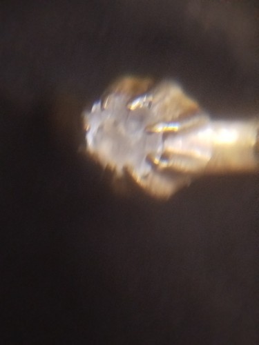 Ancienne Bague solitaire pierre transparente sertie griffes A IDENTIFIÉ Taille50 - Photo 13/23