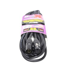 ProX XC-5PDMX25, DMX XLR5-M to XLR5-F High Performance Cable - 25 Feet
