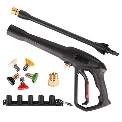 #ad Pressure Washer Gun with Replacement Extension Wand 5 Spray Nozzle Tips Pre... $46.01