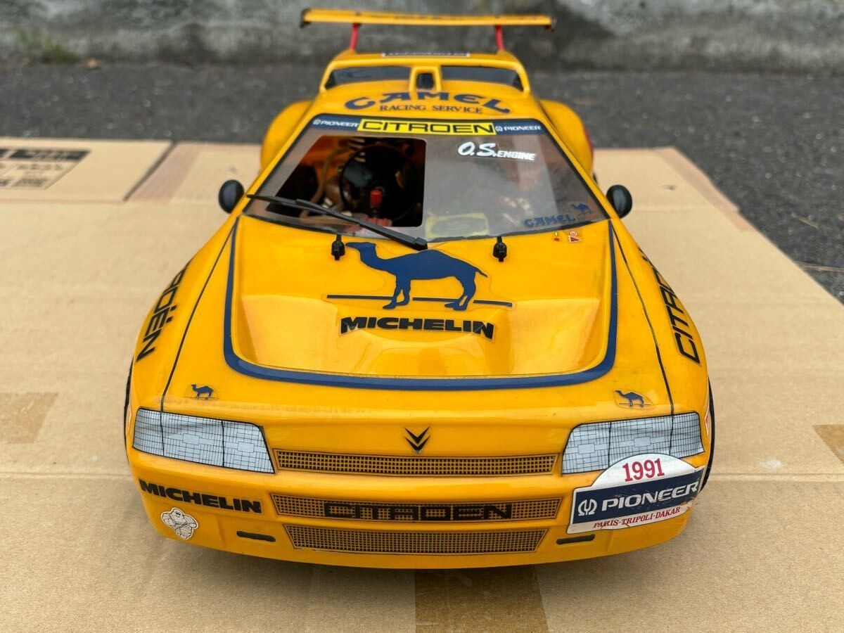 Kyosho Citroen ZX Camel Rally RC Nitro Car Chassis 1 10 | eBay