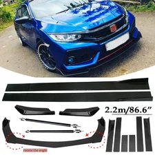 Front Bumper Lip Spoiler Splitter Car Body Rear For Honda Civic Sedan SI