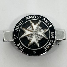 St John Ambulance Brigade Vintage Pin Badge Cap Uniform Nursing Aid Medical UK