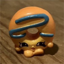 Moose Shopkins Orange Blue Figurine Plastic Cartoon TV Character