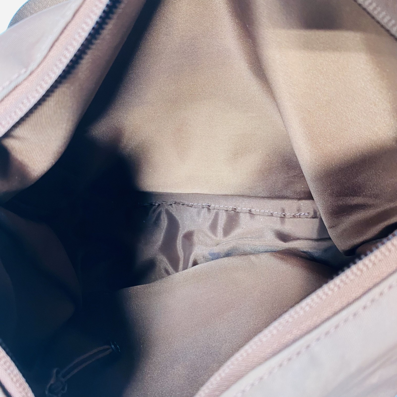 Lululemon Brown Solid Nylon Adjustable Strap Zipp… - image 4