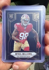 2025 Panini Donruss Elite - Rookies Mykel Williams #164 Black /25 (RC)