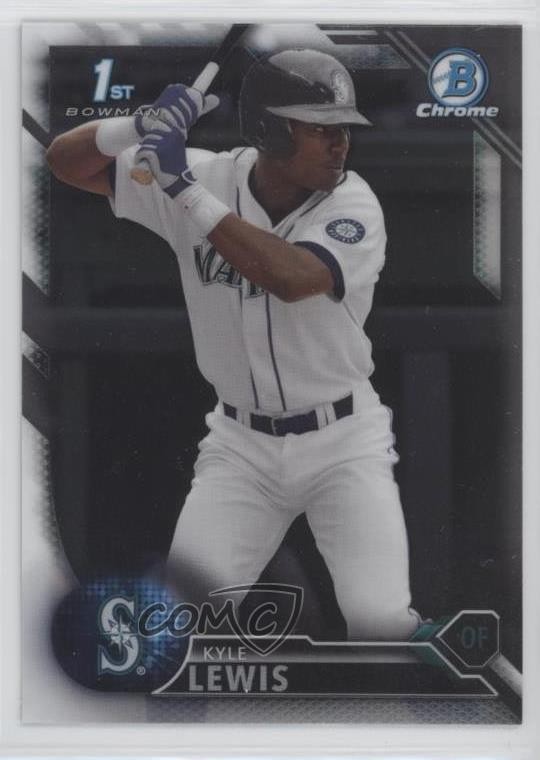 2016 Bowman Draft Chrome Draft Picks Kyle Lewis #BDC-60 12g7