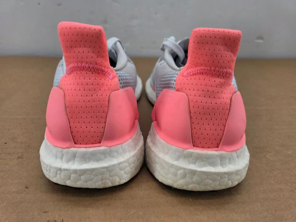 Adidas Solar Glide 19 Running Shoes Gray Pink Size Y5.5 W7 - Image 3 of 4