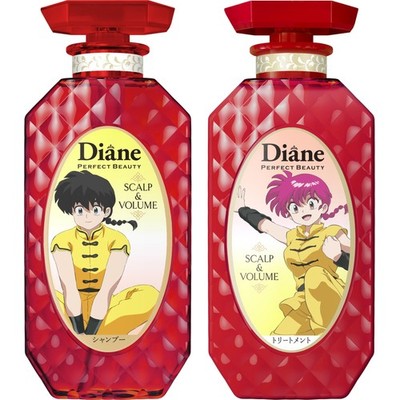 Diane [Ranma] Shampoo & Treatment [Scalp & Volume] Set 450ml x 2
