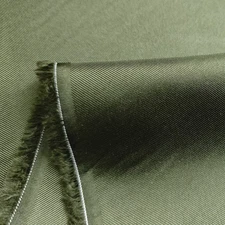 Pure Silk Twill Fabric 45'' Wide By Yard Natural Twill Silk Material Army Green