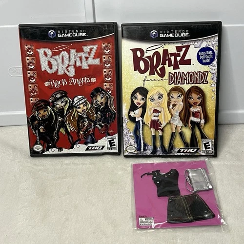 Bratz: Forever Diamondz Nintendo GameCube 2006 With RARE Doll Outfit Tested Read