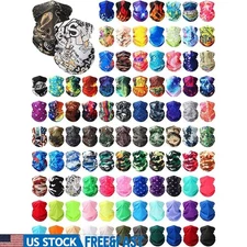 100 Neck Gaiters Multipack Sports Face Masks Scarf Bandana Outdoor Gear New