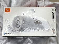 JBL Charge 6 Portable Bluetooth Speaker, Waterproof, Drop-Proof - White