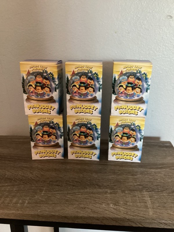 2023 McDONALD'S Kerwin Frost Unopened Unused Set Of 6 Mcnugget Nugget Buddies