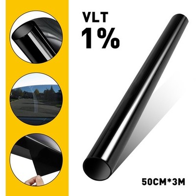 Mirror Tint Window Film Privacy Protect UV Reflective Sun Block For Home 1% VLT