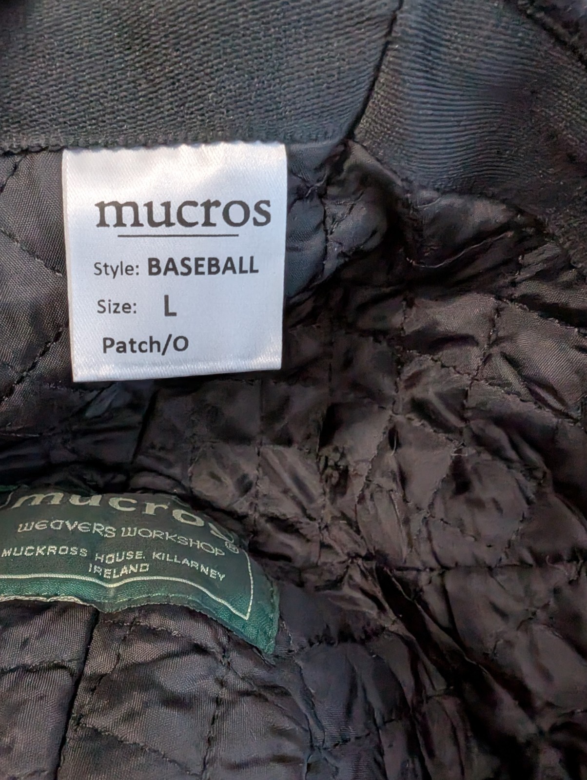Mucros Weavers baseball cap hat patchwork plaid t… - image 3