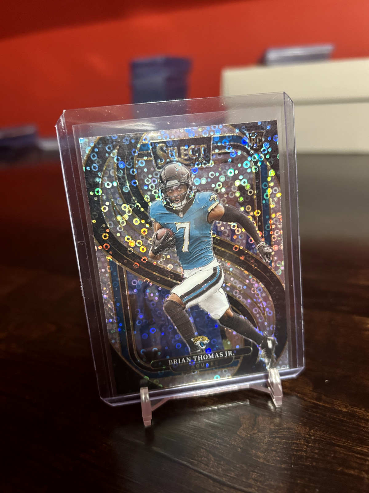 2024 Panini Select Brian Thomas Jr. Premier Level Disco Prizm Rookie – Jaguars