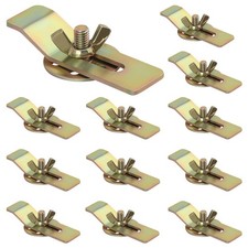 Twelve PCS Premium Heavy Duty Undermount Sink Clips Brackets Support Kit