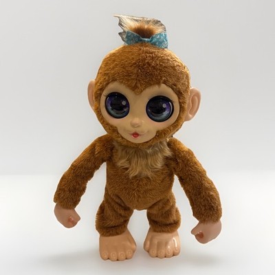 FurReal Peanut The Playful Monkey Interactive Toy 15-inch Realistic Plush