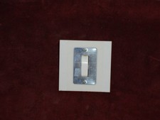 Interrupteur simple allumage complet ivoire et Inox Railux Chambord Legrand