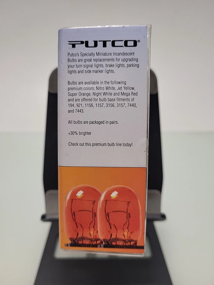 Putco 211156A 2 Universal Mini Halogen Bulbs - 1156 Super Orange - Image 2 of 4