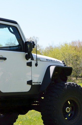 ALL-TERRAIN 17" RUBBER ANTENNA MAST - FITS: 2010-2018 Dodge Ram Truck 4500 - Picture 5 of 10