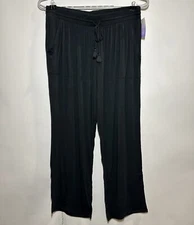 Women's Plus Size Beautifully Soft Pajama Pants - Stars Above Black 3X