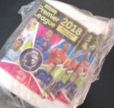 PREMIERE LEAGUE 2018 TOPPS - 20 Sealed packets- 100 stickers FOOTBALL ENGLAND