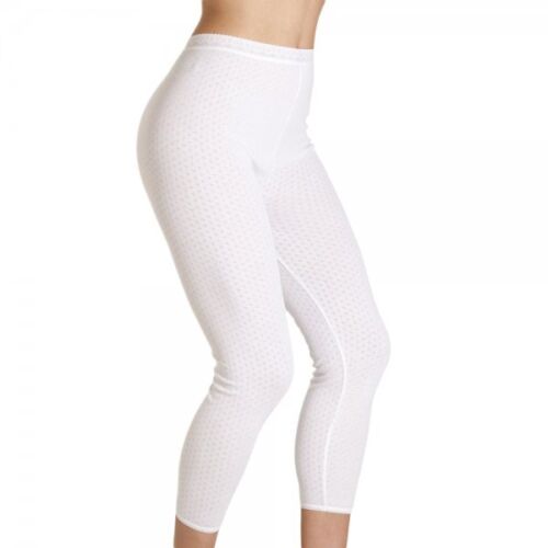 Camille Women's Viloft Blend Thermal Leggings Lightweight Comfy Ladies Pants - Afbeelding 1 van 2